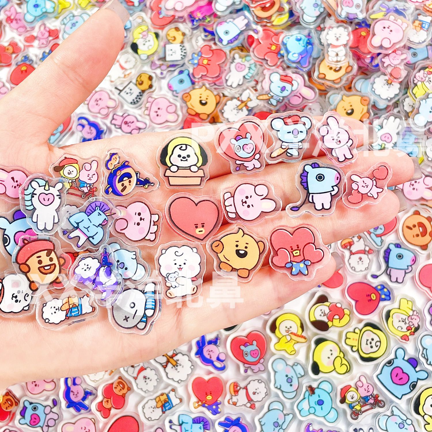 Cosplay Material For Prop - 100 pièces BT21 BTS en acrylique