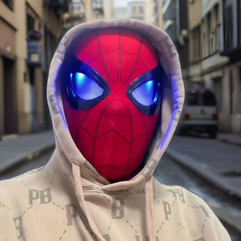 Masque Spider-Man avec yeux mo - Cosplay Prop Display avis et prix