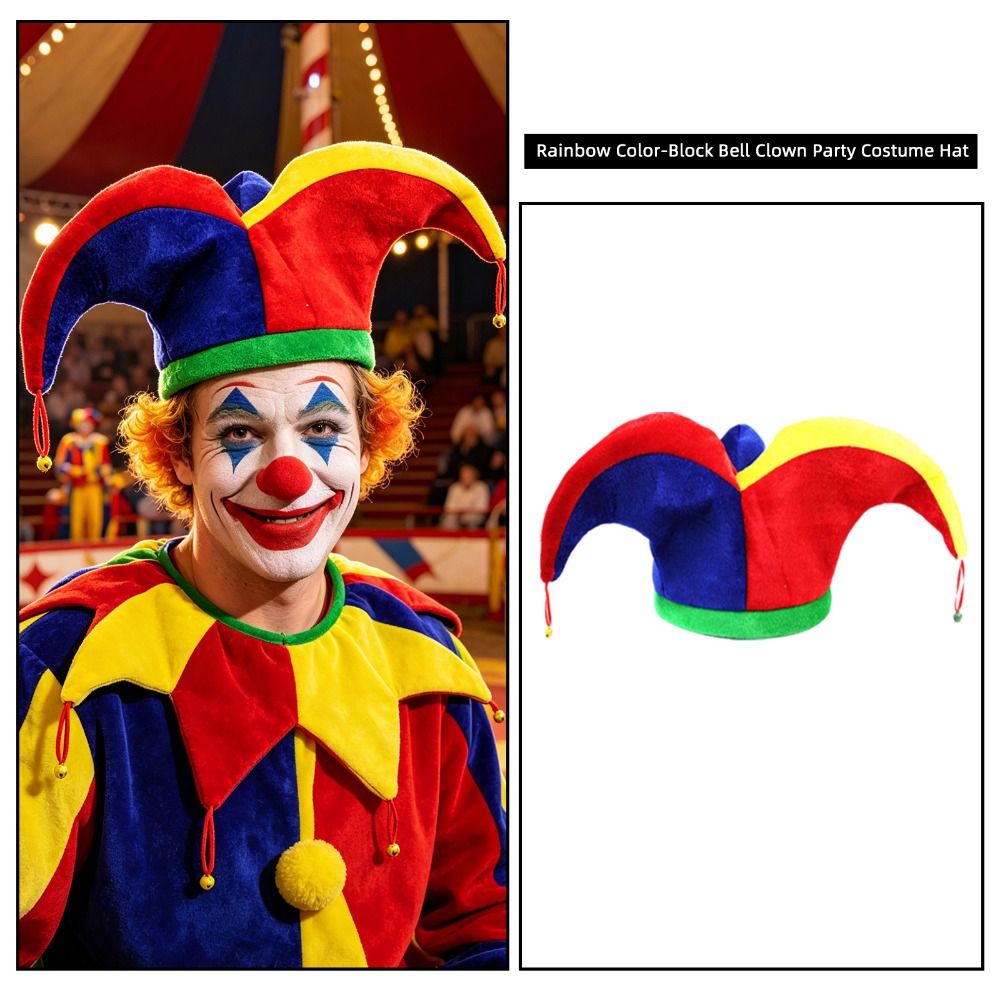 Chapeau de Clown Multicolore à - Cosplay Prop Pattern avis et prix
