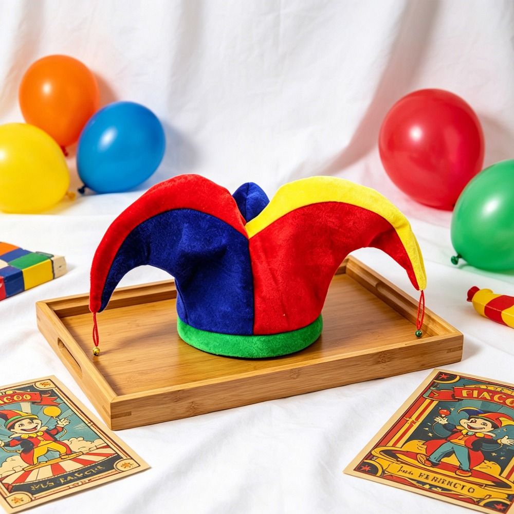 Chapeau de Clown Multicolore à - Cosplay Prop Pattern avis et prix